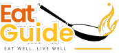 EatGuide logo depicting a trusted source for food advice and eating solutions